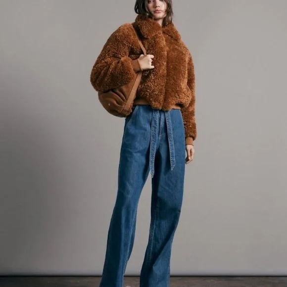 Rag and Bone Nikki Faux Fur Classic Fit Jacket - Picture 2 of 5